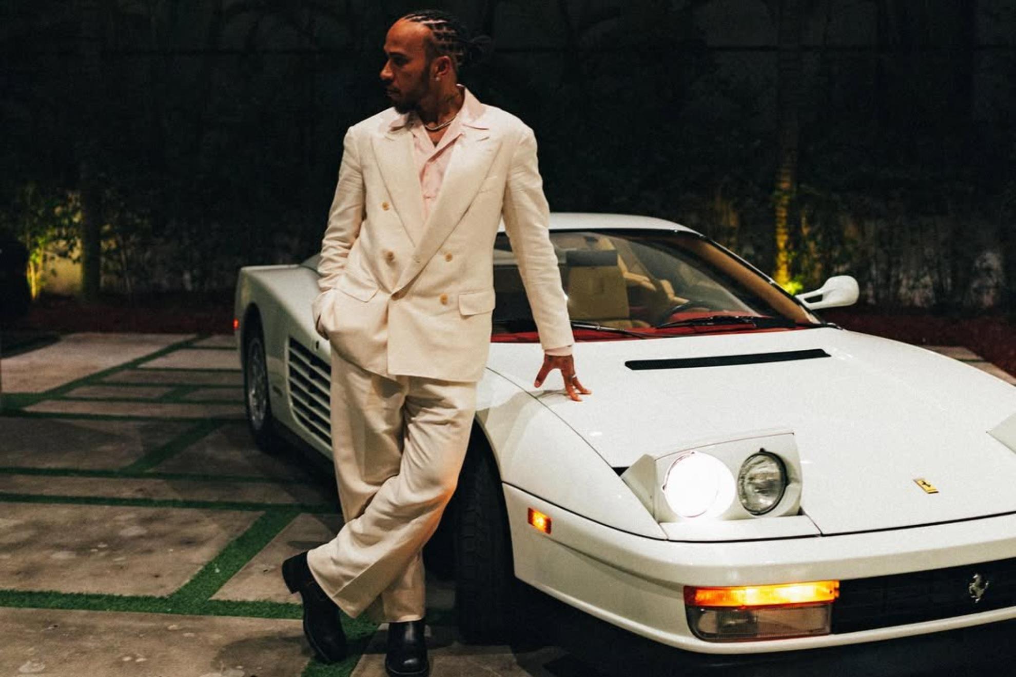 Lewis Hamilton, a lo Don Johnson