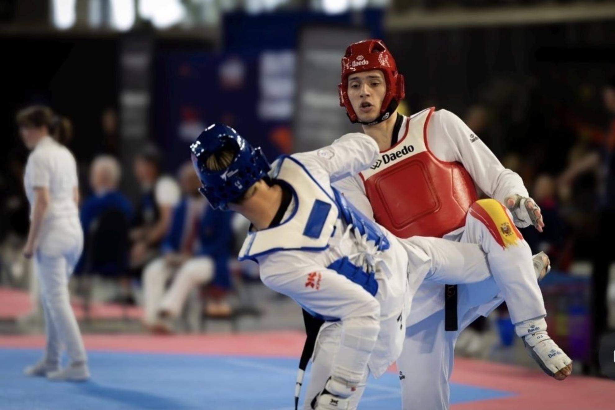 Sergio Troitiño, durante un combate.