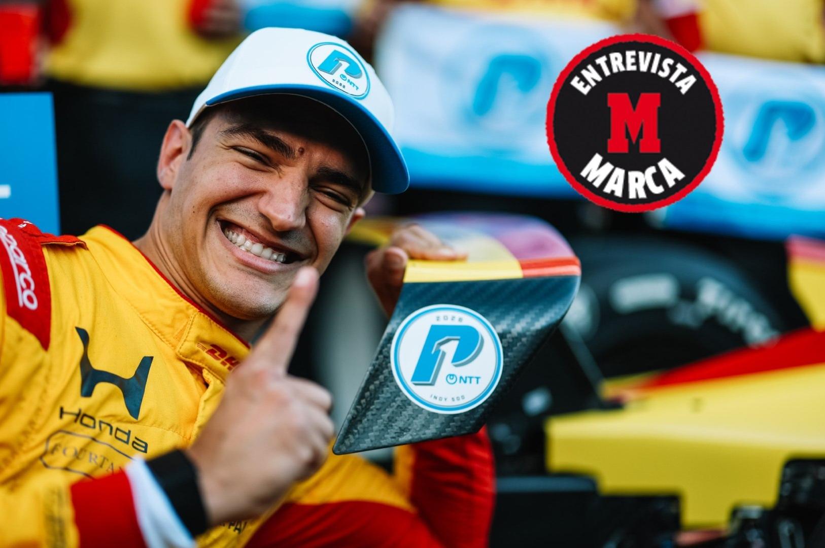 El flamante poleman de la Indy 500 2026 celebra con MARCA su nuevo hito, la segunda pole en las 500 Millas de Indianápolis, que le pone en disposición de optar, el próximo domingo, a su segunda victoria en 'El Mayor Espectáculo del Automovilismo'.