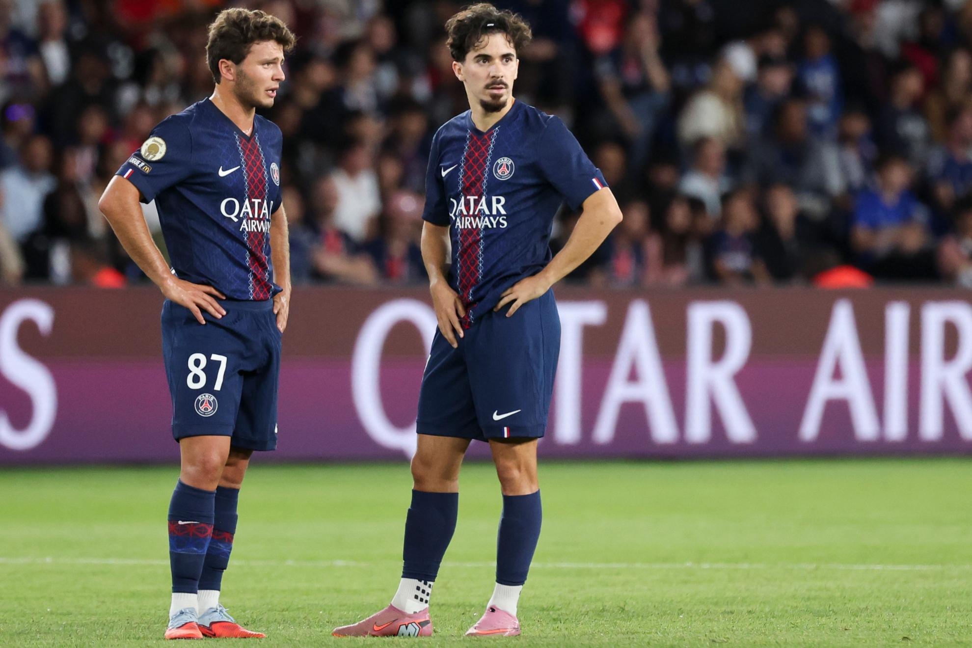Joao Neves y Vitinha en una imagen de la temporada pasada.