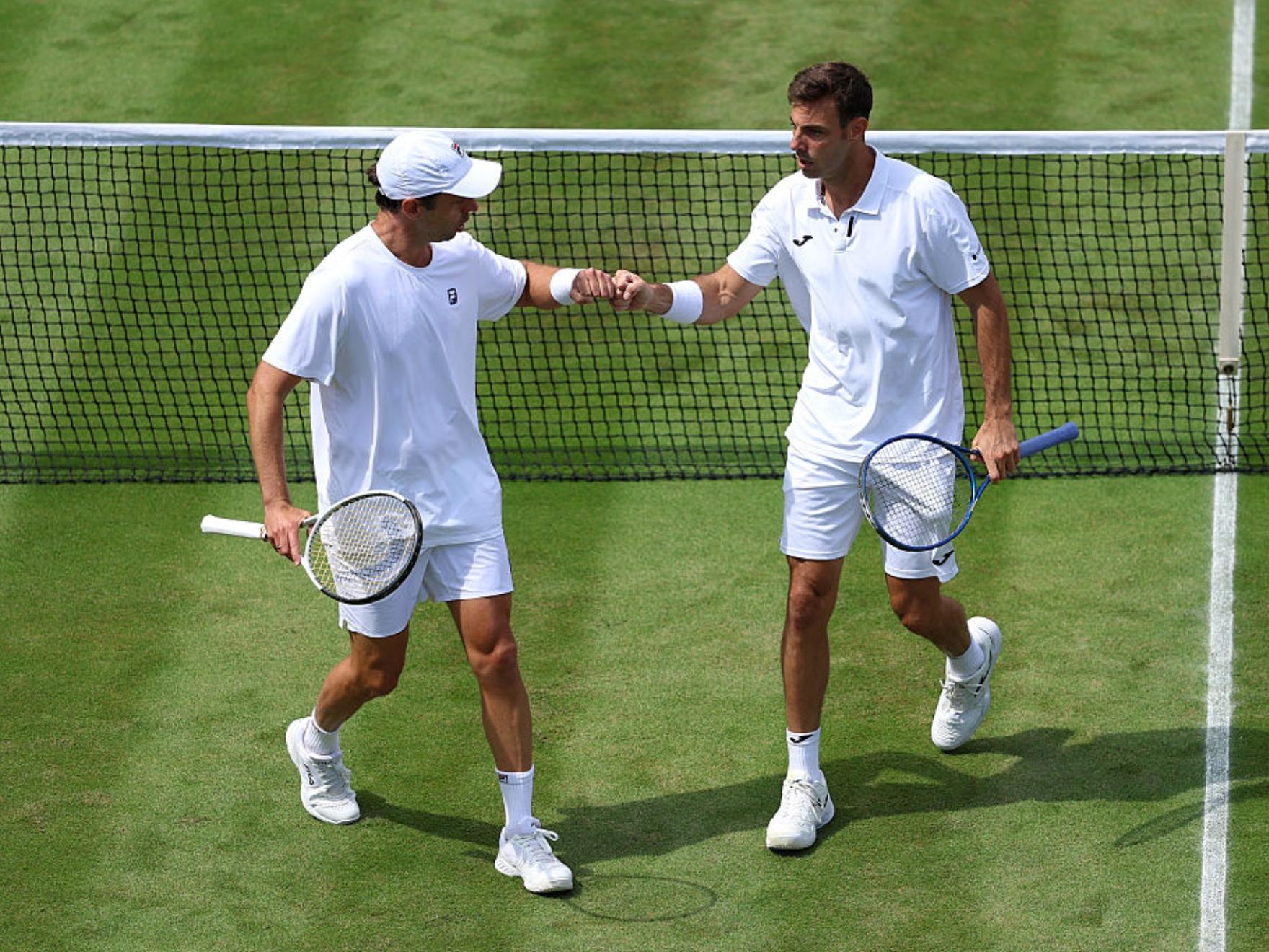 Zeballos y Granollers, en Wimbledon.