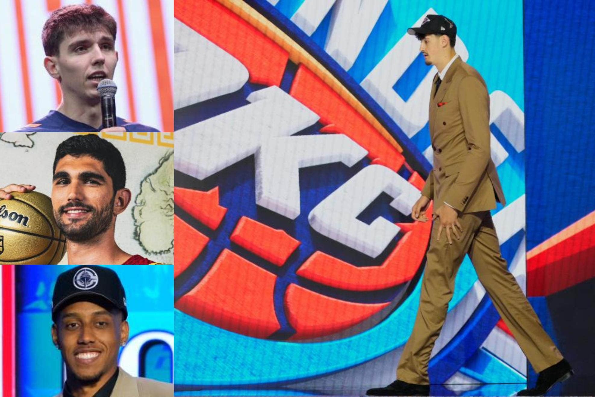 Sergio de Larrea, Santi Aldama, Baba Miller y Aday Mara EFE/FIBA/LAPRESSE.