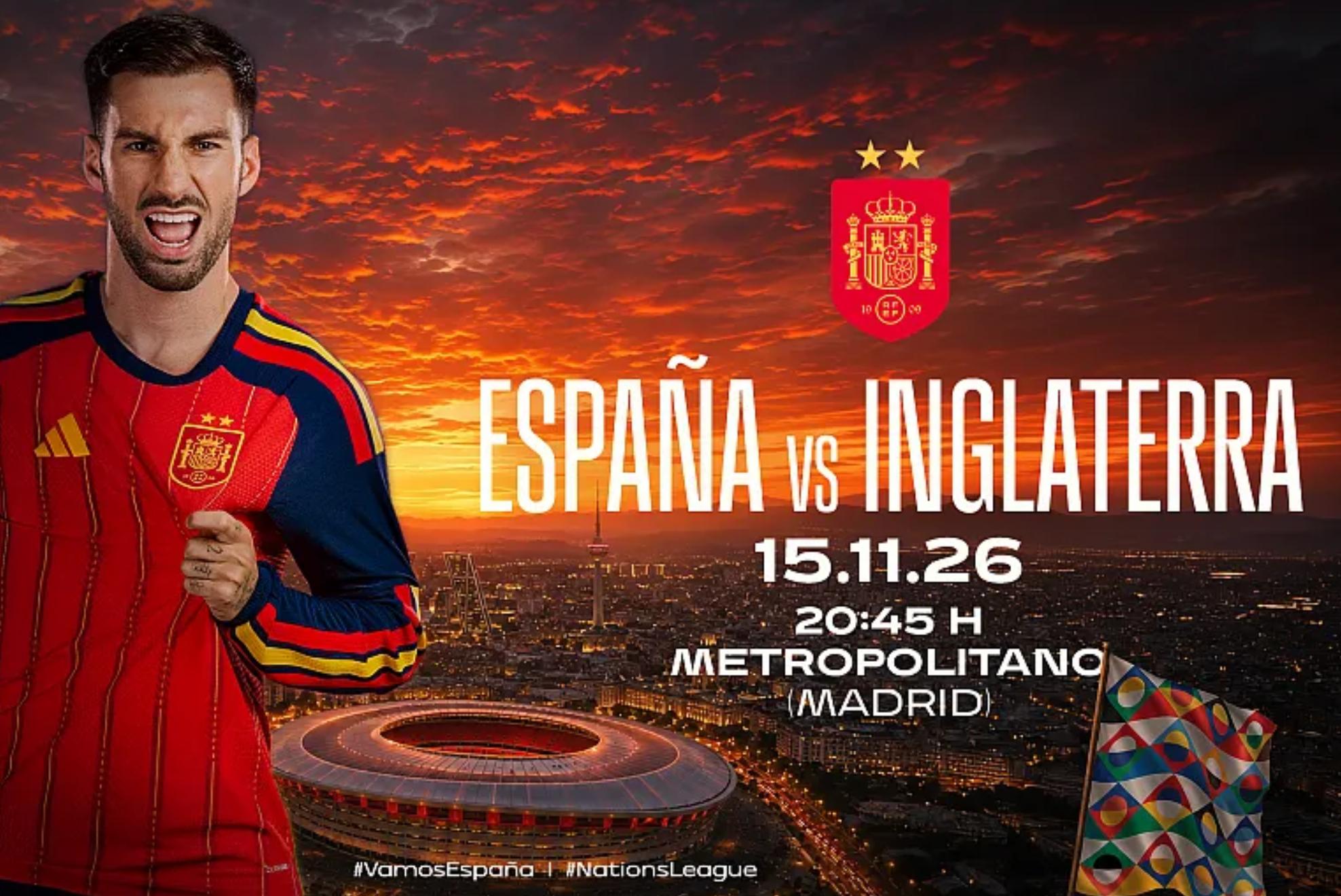 España - Inglaterra en el Metropolitano