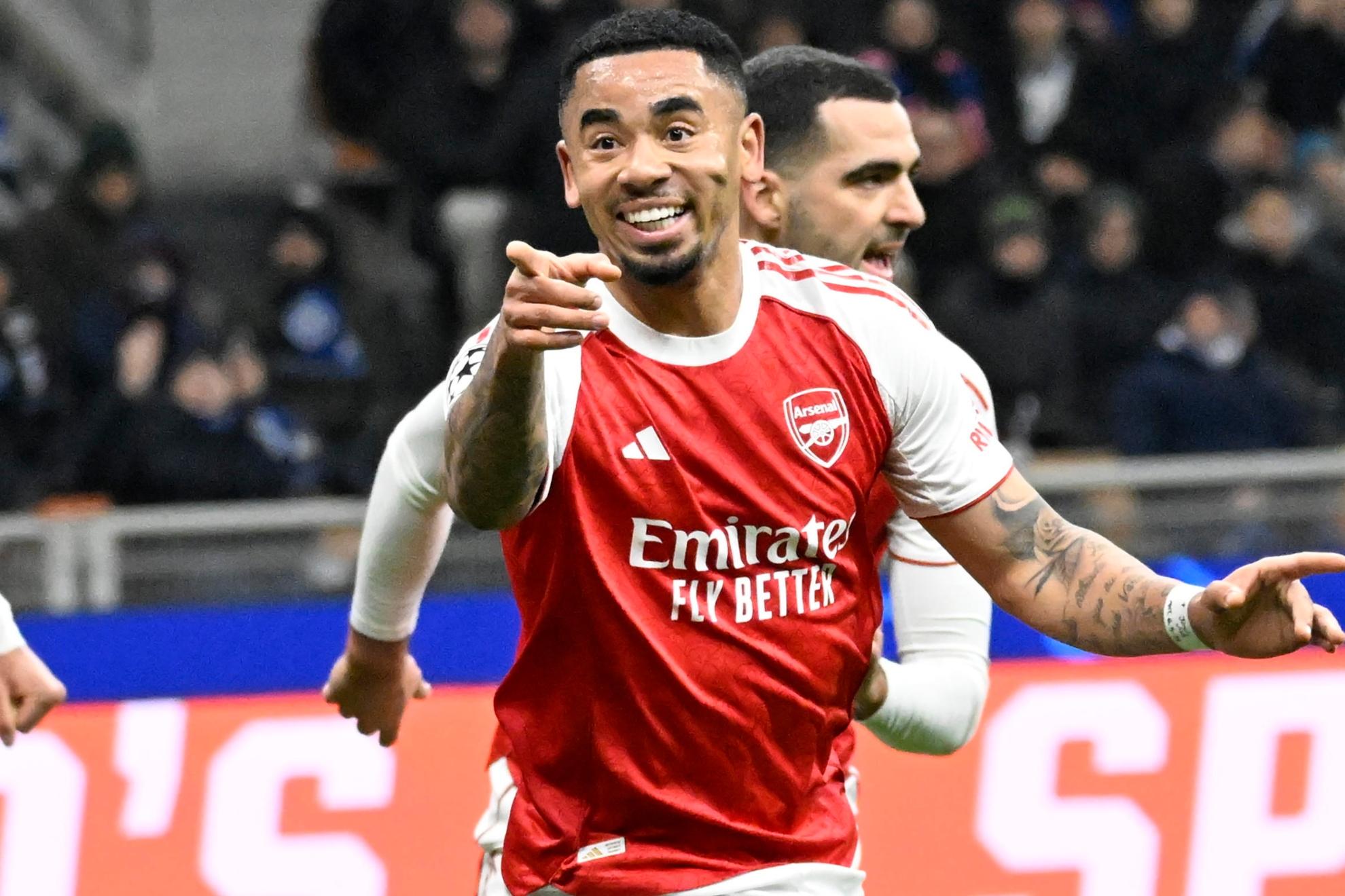 Gabriel Jesus, delantero del Arsenal.
