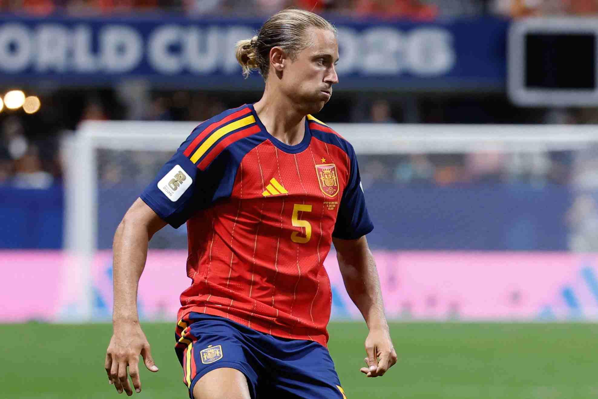 Marcos Llorente, durante un partido con la selección española CHEMA REY / MARCA