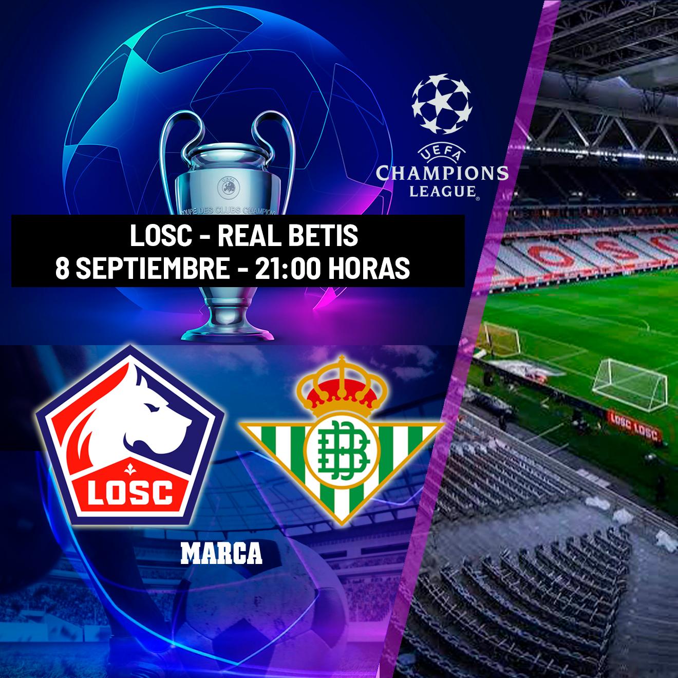 Lille - Betis | Jornada 1 de la Fase de Liga de la Champions
