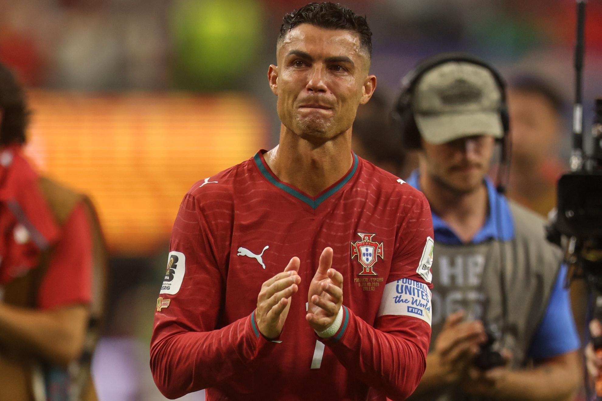 Cristiano Ronaldo, tras caer eliminado en el Mundial. LAPRESSE.