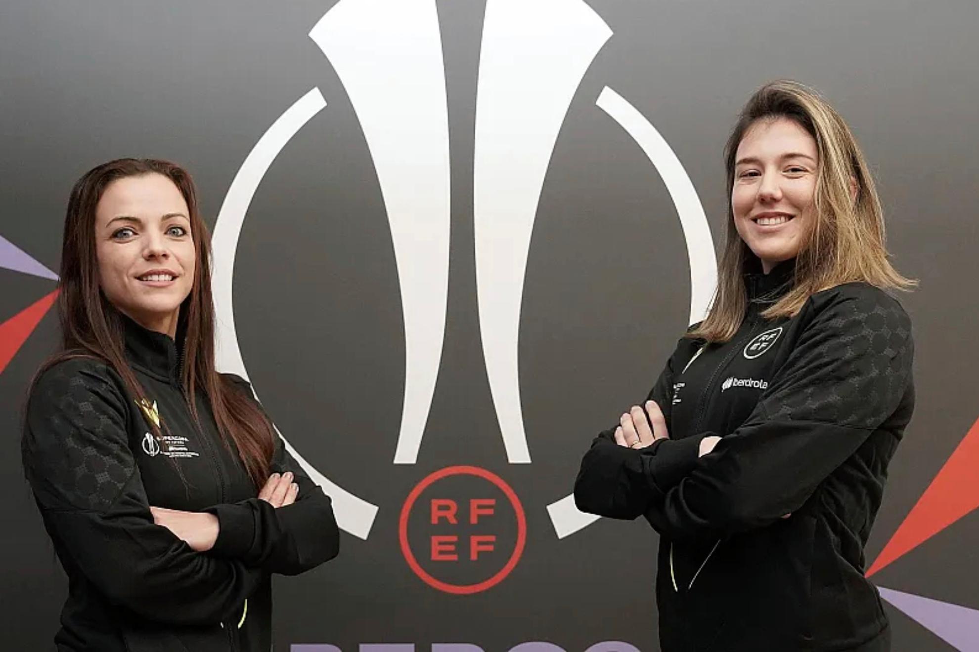 Marta Huerta y Olatz Rivera, árbitras principales en Segunda división. RFEF
