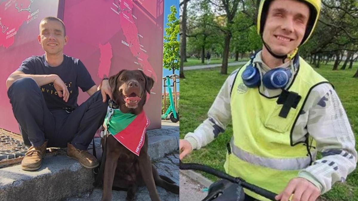 Victor Asenov, el ciclista ciego que 'correrá' el Giro sin ayuda: “Quiero inspirar a la gente"