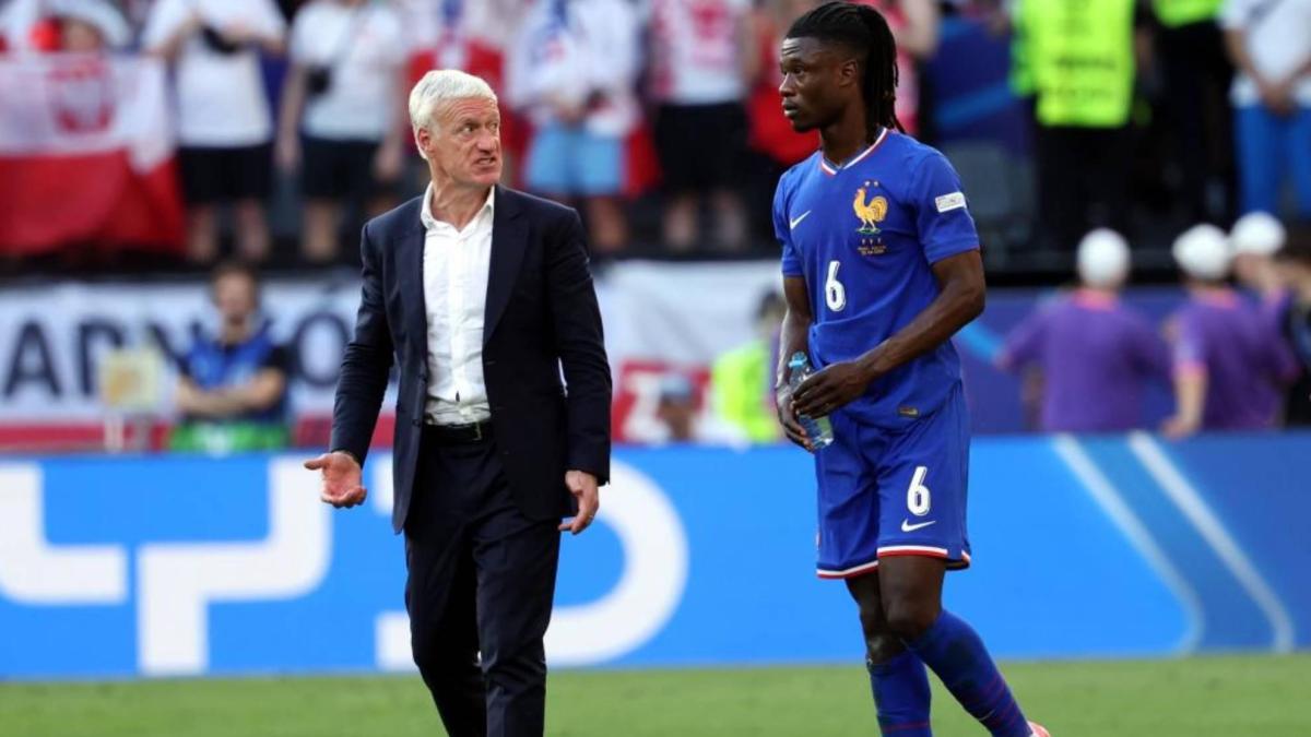 Deschamps: "Camavinga ha tenido algunas lesiones y una competencia muy fuerte"