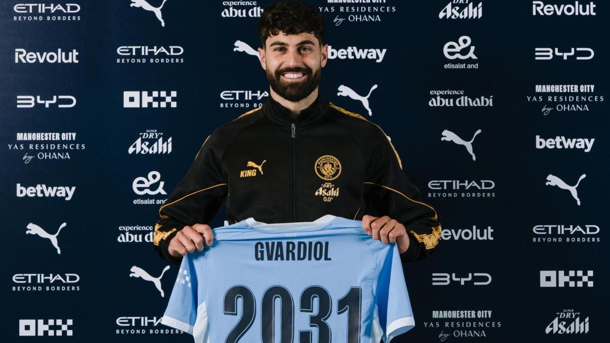 Gvardiol blindado: el Manchester City ata al croata hasta 2031