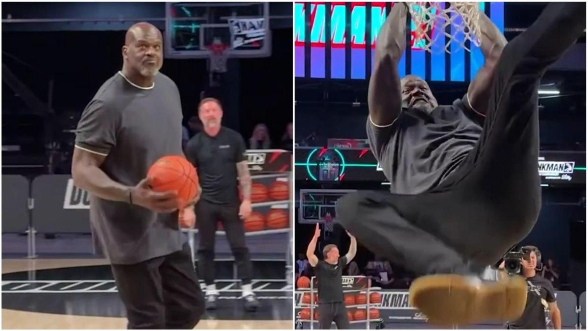 Shaq montre qu'il vole toujours ! Un formidable compagnon à 54 ans