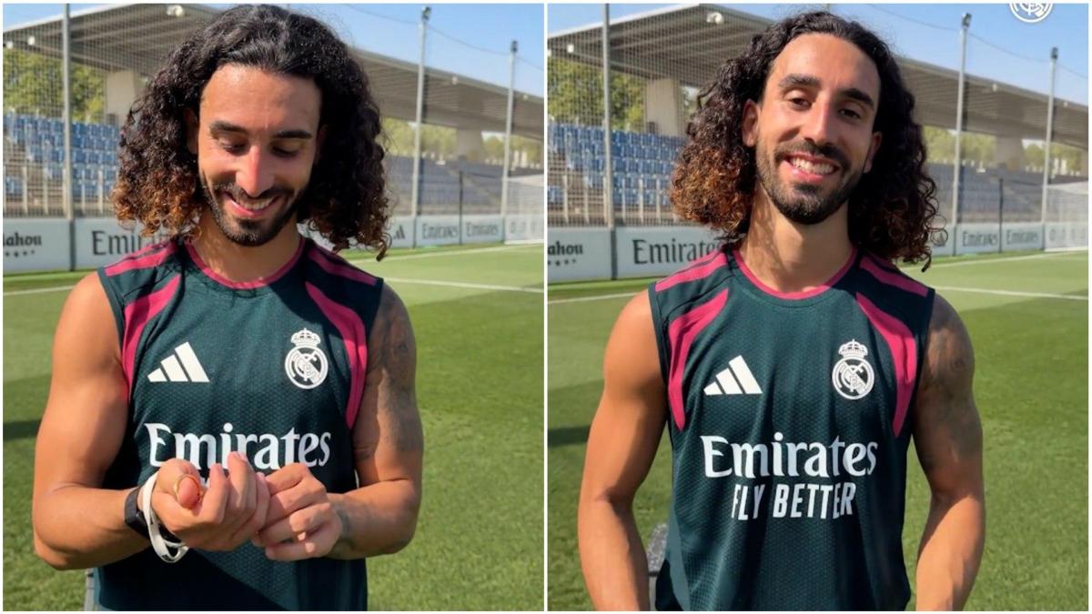 Cucurella ya tiene su primer recuerdo como madridista... ¡y es muy especial!