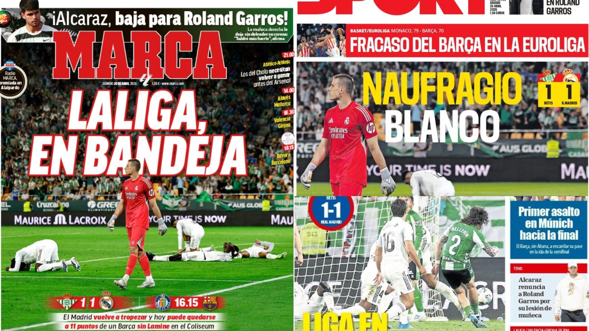 Así valora la prensa catalana el pinchazo del Madrid