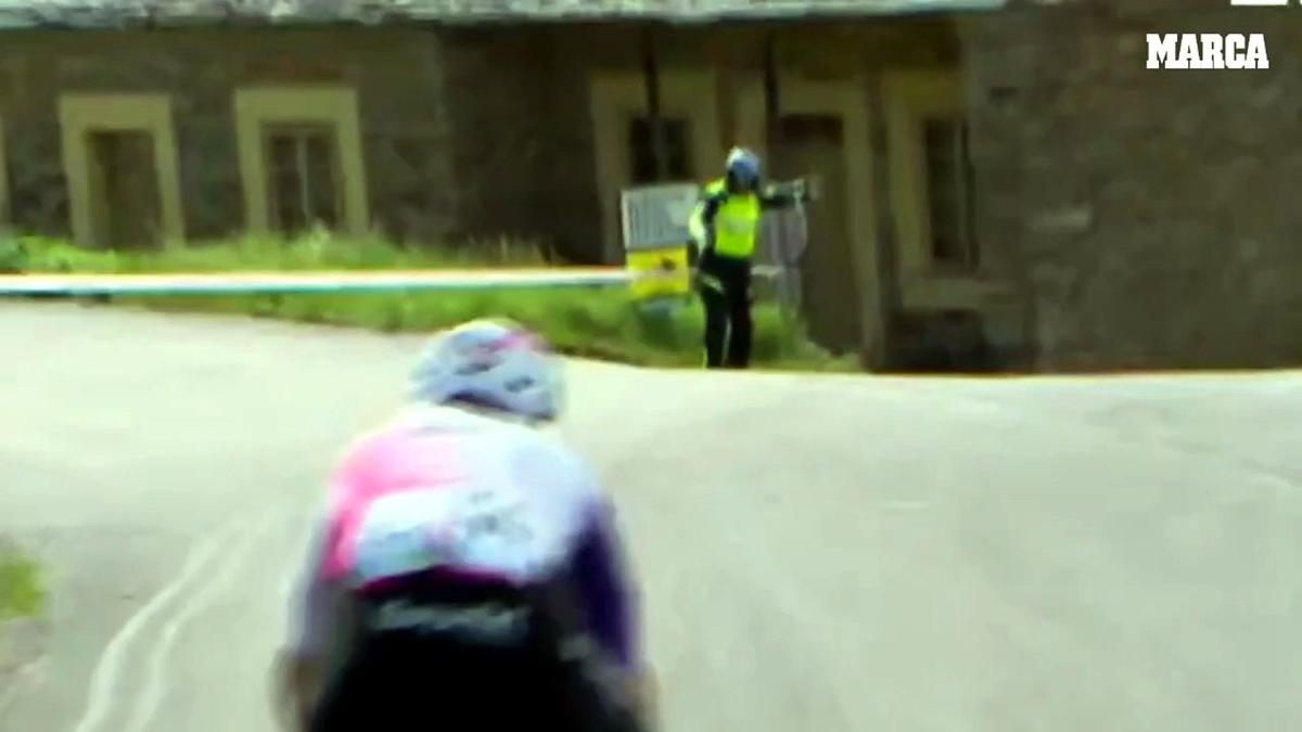 Así fue el peligroso trastazo de García Pierna en Asturias