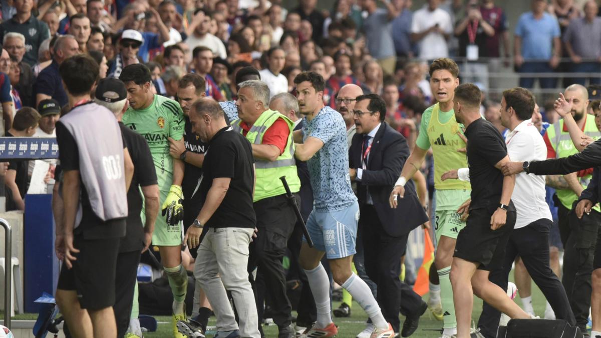 El Zaragoza tomará medidas contra Andrada y el Huesca acepta las disculpas