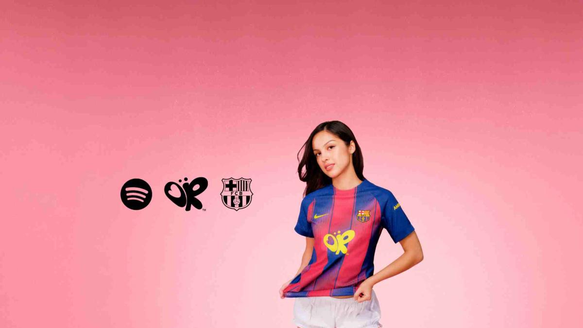Olivia Rodrigo: "No sé cómo asimilar que mi logotipo salga en la camiseta del Barça "