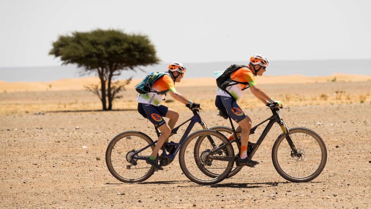 Javier y Sergio Torres: “Con la BTT eléctrica en la Skoda Titan Desert Morocco, desconectamos”