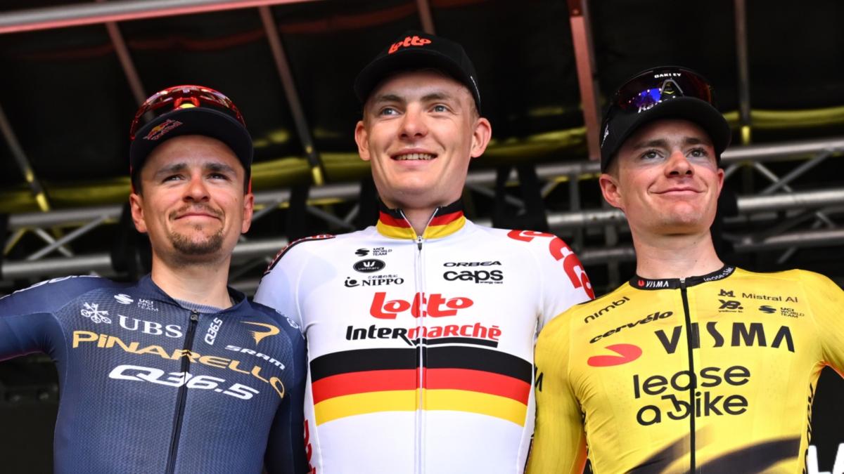 Zimmermann resiste a Pidcock para ganar la Eschborn-Frankfurt