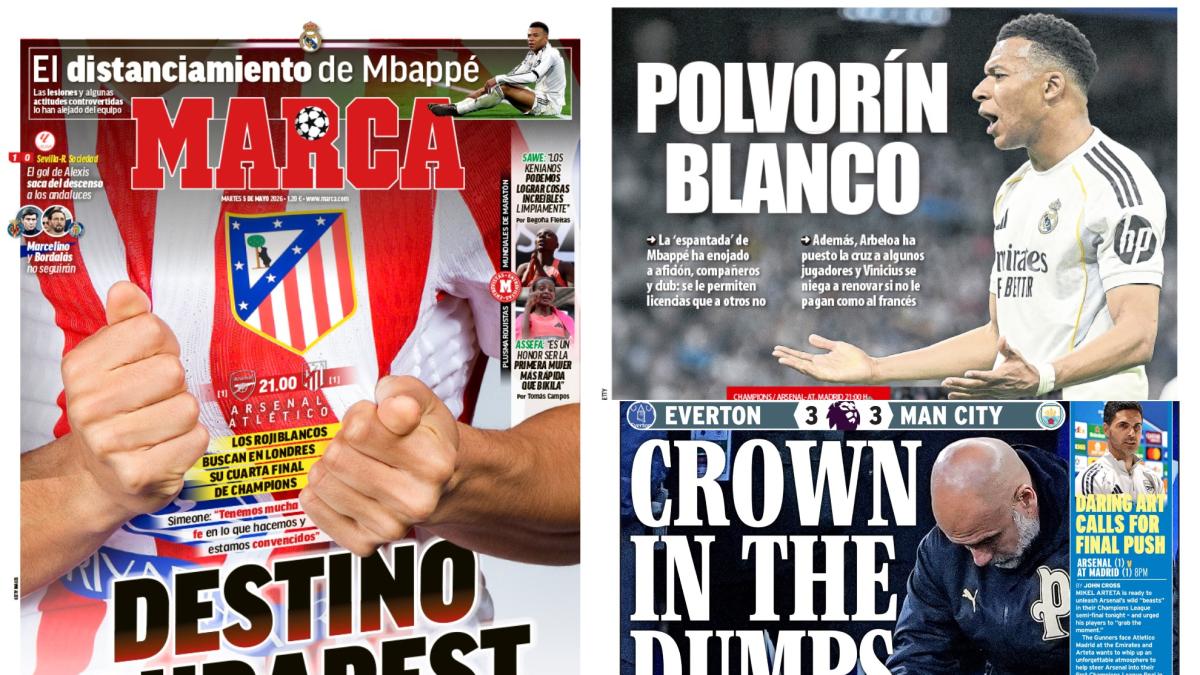 Las portadas del martes: Destino Budapest