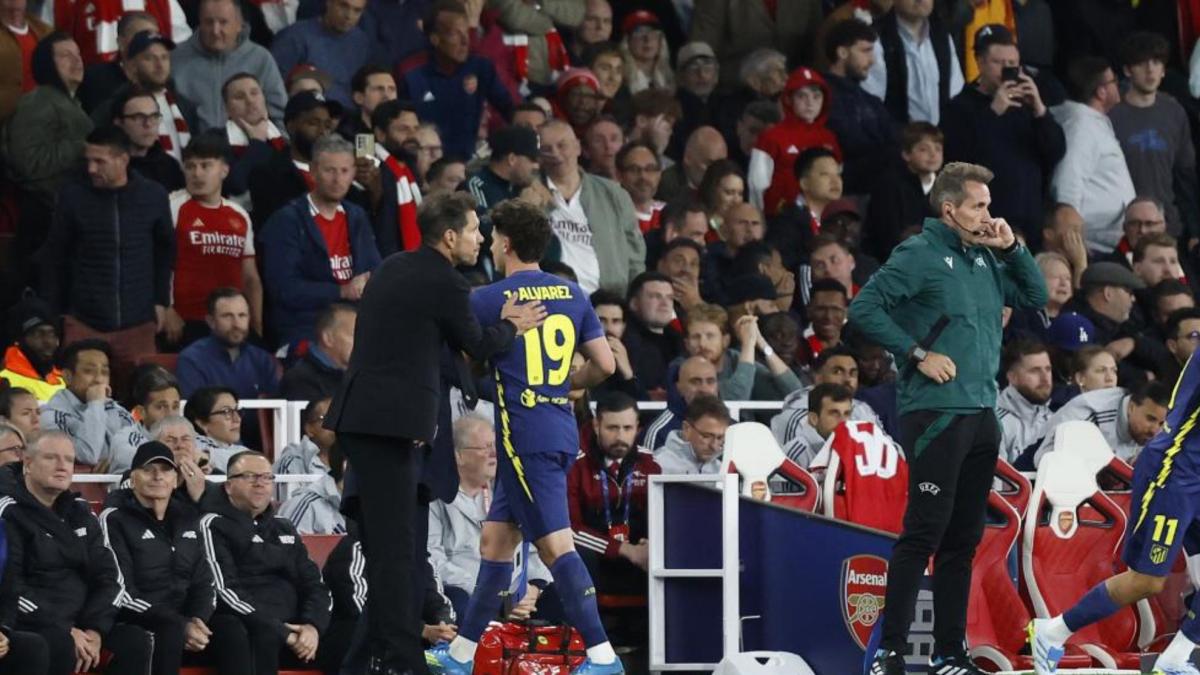 ¡Simeone acaba enganchado con Andrea Berta!