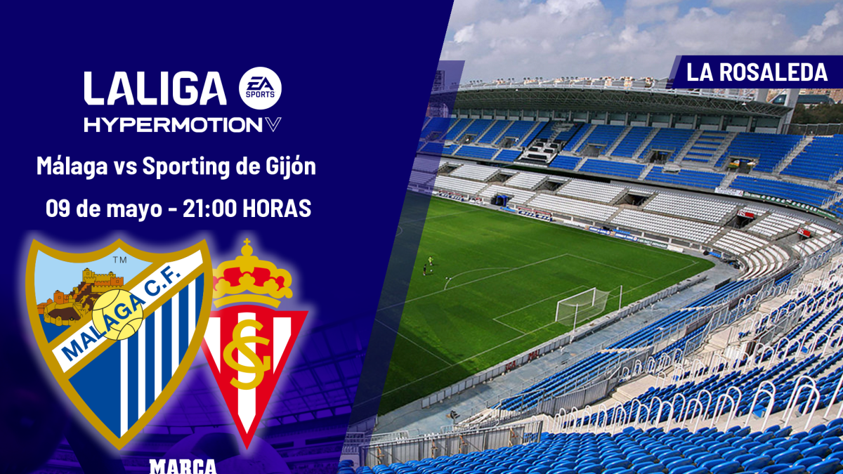 Málaga - Sporting de Gijón: horario y dónde ver hoy en TV y online&hellip;