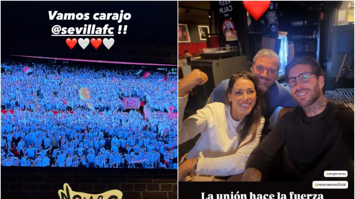 Sergio Ramos vibra con el triunfo del Sevilla: "Vamos carajo"
