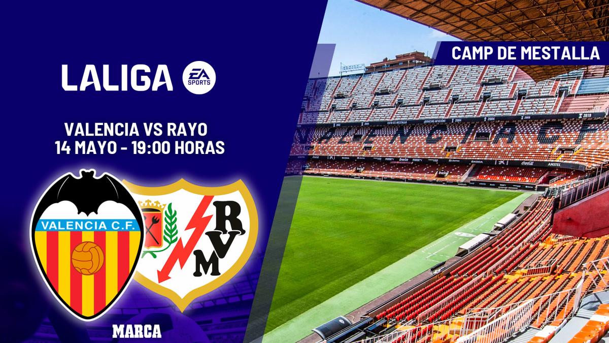 Valencia - Rayo Vallecano: horario y dónde ver hoy en TV y online el&hellip;