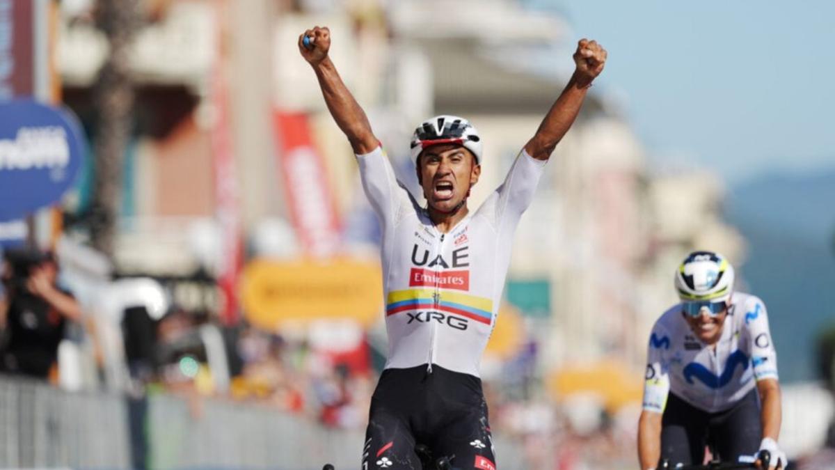 Noticia Ciclismo: El Giro del Lagarto: Narváez cierra el hat-trick en Chiavari ante un gran Enric Mas - joseluispolo.es