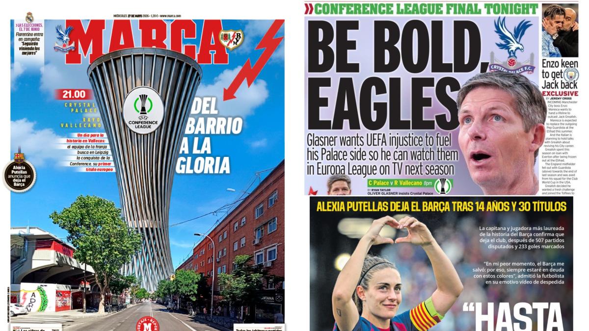 Las portadas del miércoles: el Rayo y la Reina