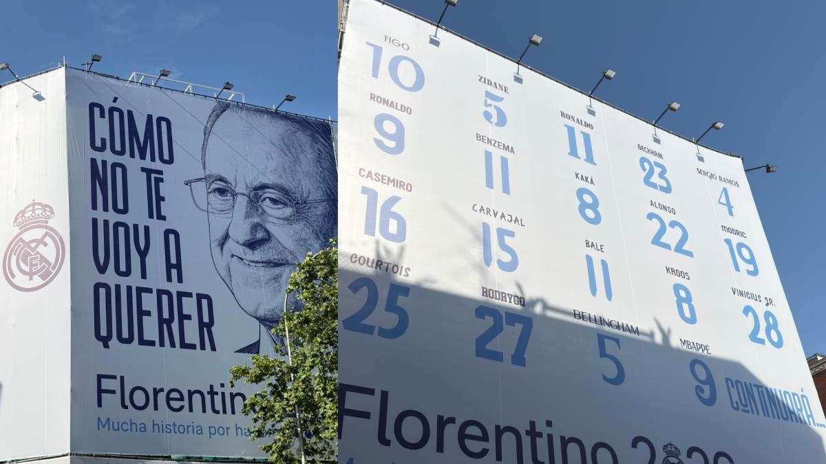 La lona 'galáctica' de Florentino con ausencias sorprendentes