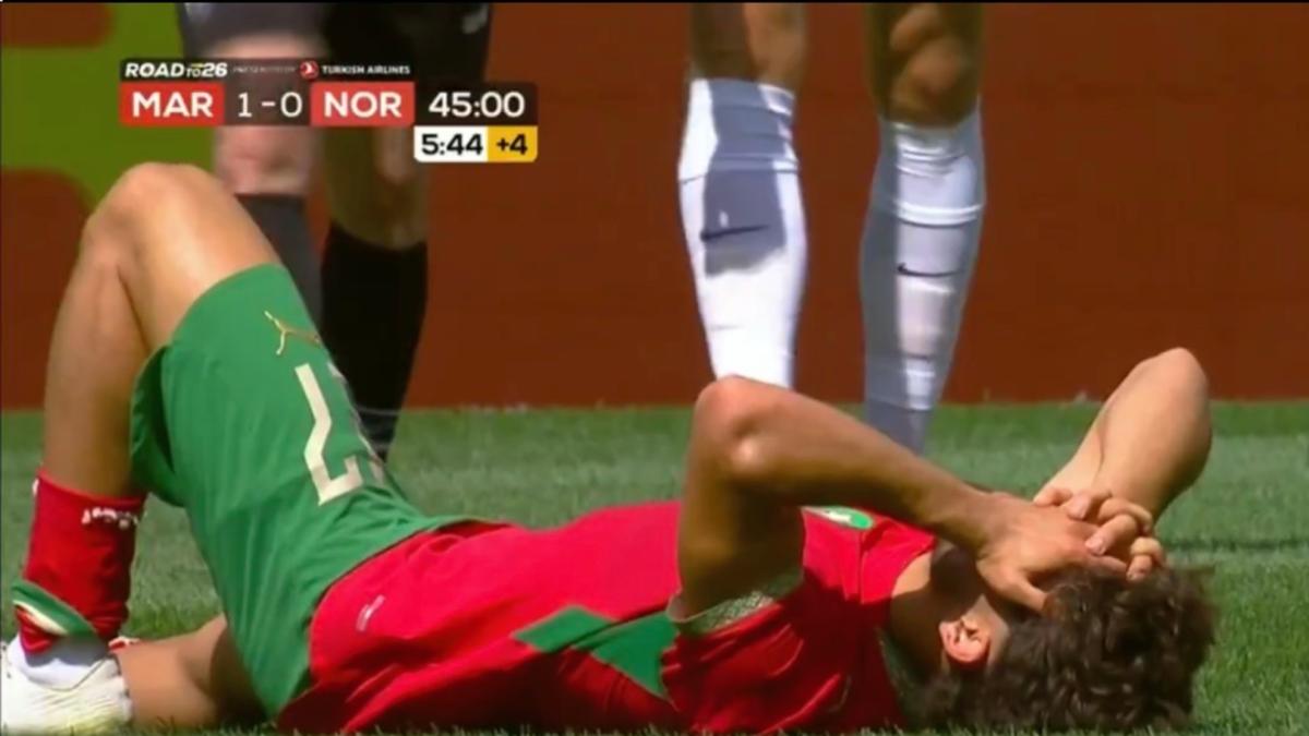 Marruecos confirma la lesión de Abde, que seguirá con su selección mientras se comprueba su evolución