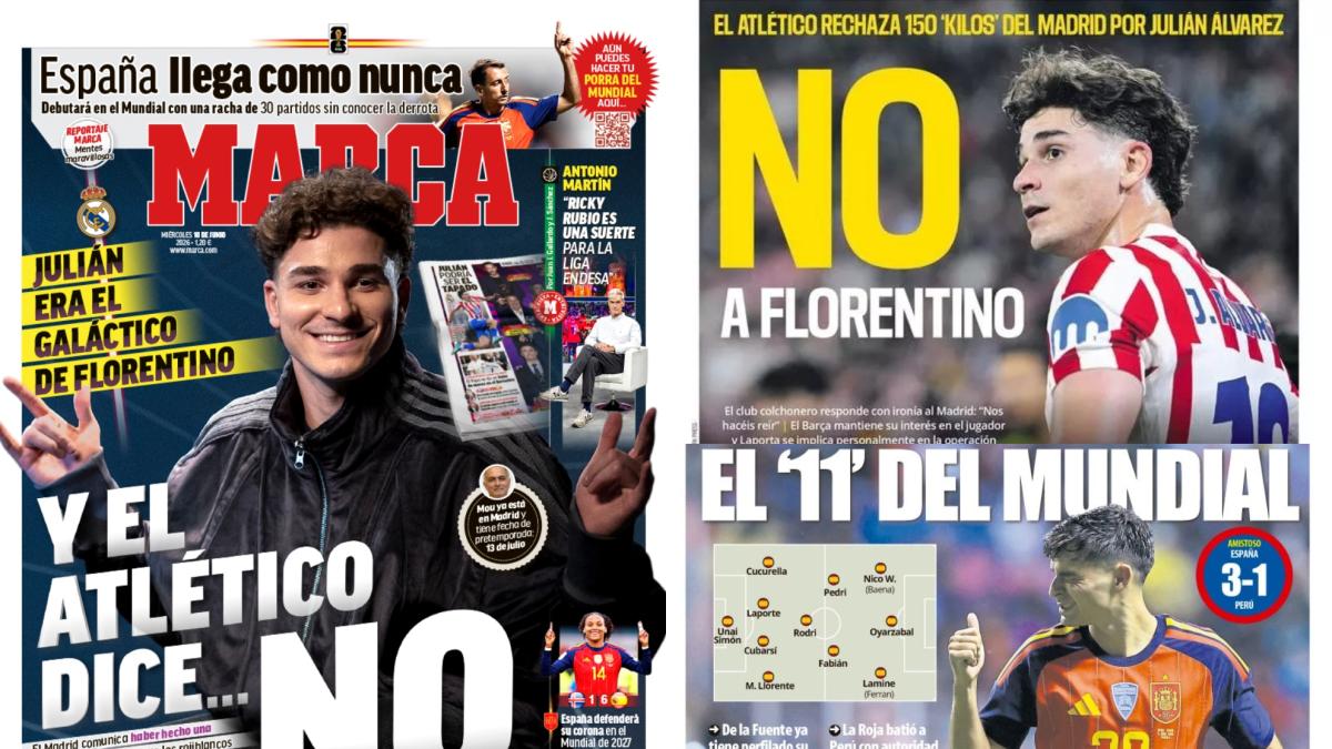 Las portadas del día: el Atlético dice no a Florentino