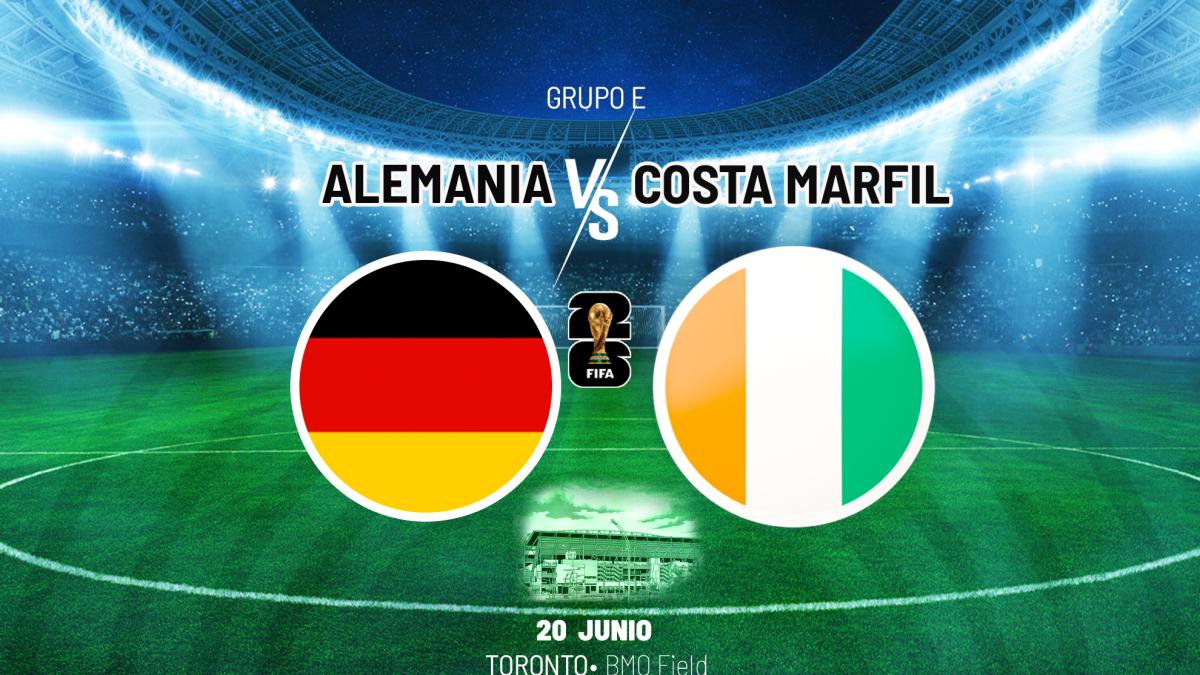 Alineación del Alemania - Costa de Marfil del Mundial 2026: once del partido de&hellip;