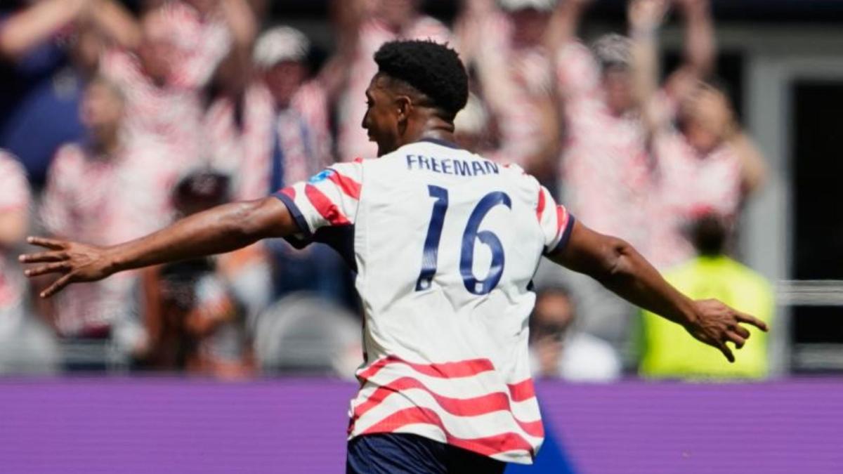 Gol de Freeman (2-0) en los Estados Unidos 2-0 Australia