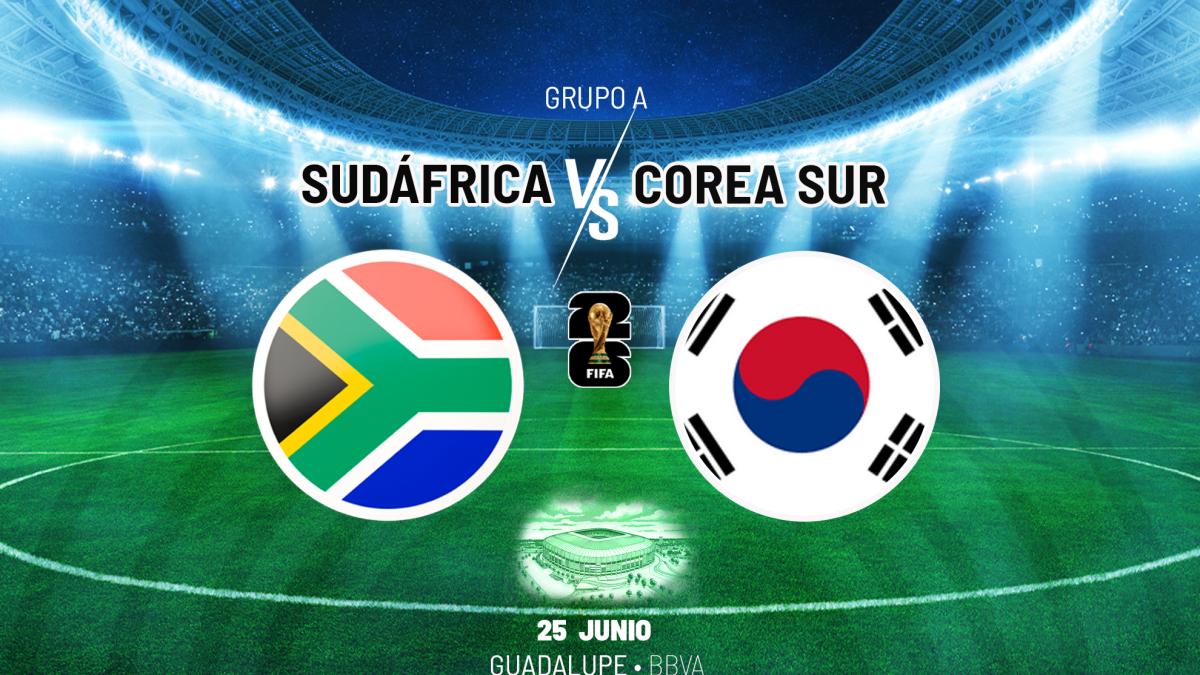 Sudáfrica - Corea del Sur en directo