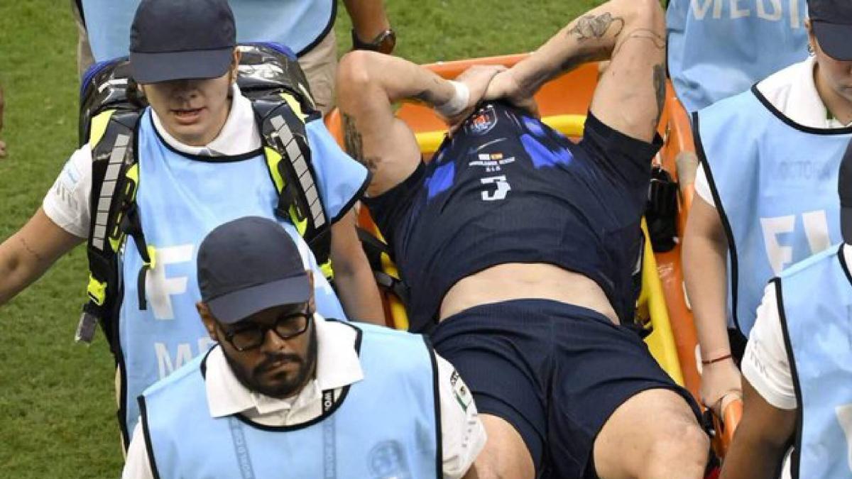 Ugarte sufre una rotura de los ligamentos cruzados de la rodilla izquierda