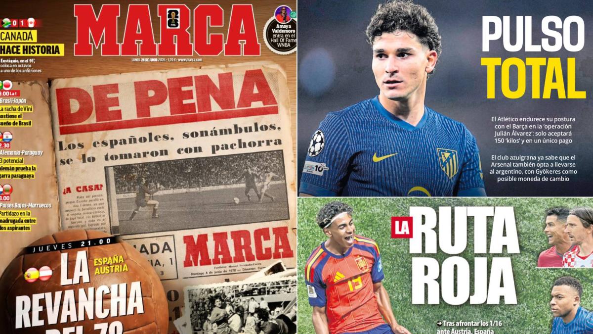 Las portadas: la revancha del 78, pulso por Julián...