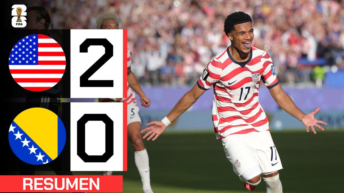 Estados Unidos 2-0 Bosnia y Herzegovina | Resumen Mundial 2026