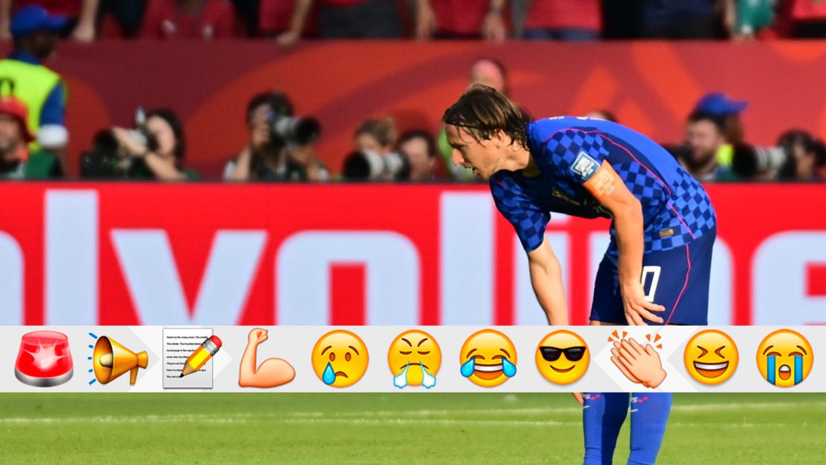 A Luka Modric solamente podía despedirlo un partido de talla Mundial