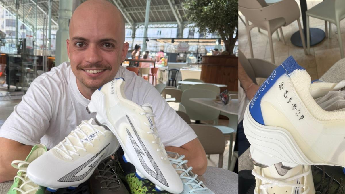 La primera bota ecológica aterriza en el Mundial... desde Valencia