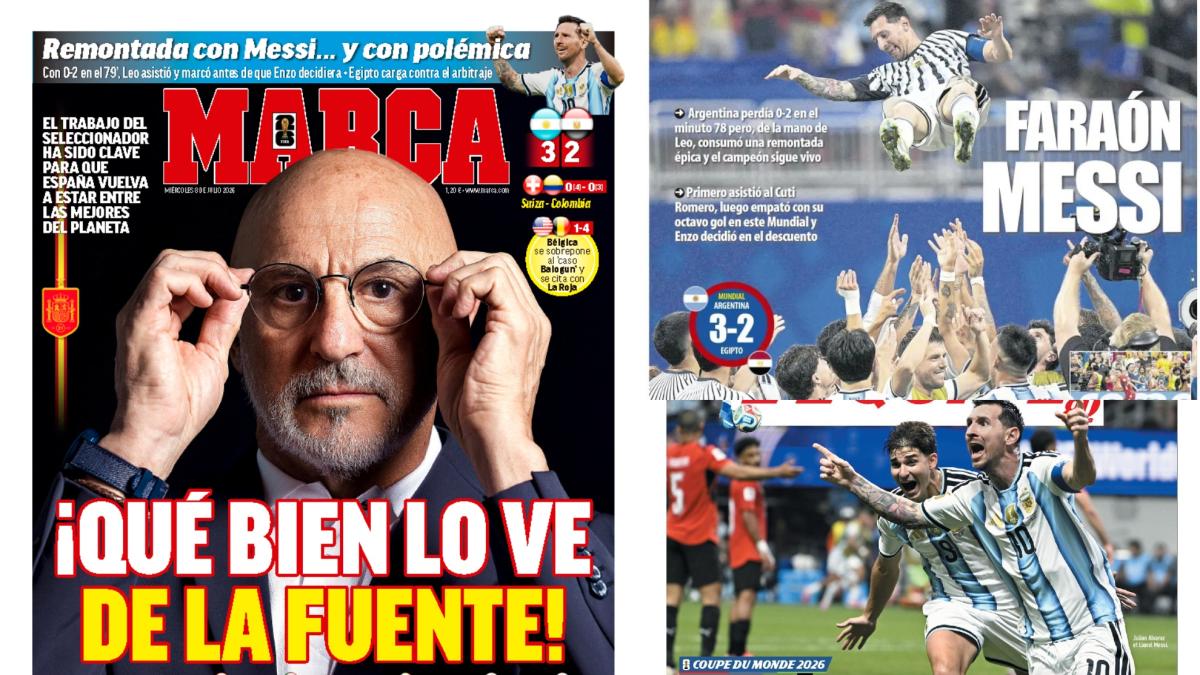 Las portadas del día: ¡Qué bien lo ve De la Fuente!