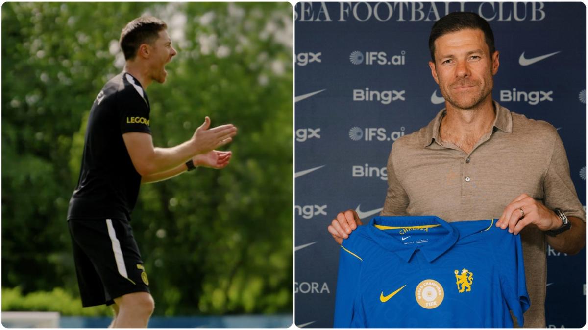 ¡Una nueva etapa! Así luce Xabi Alonso en su primer entrenamiento con el Chelsea