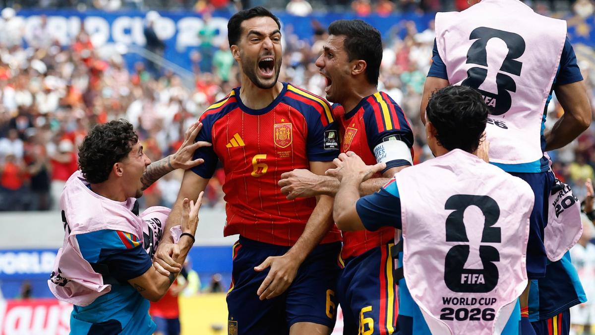 La secuencia del histórico gol de Merino ante Bélgica