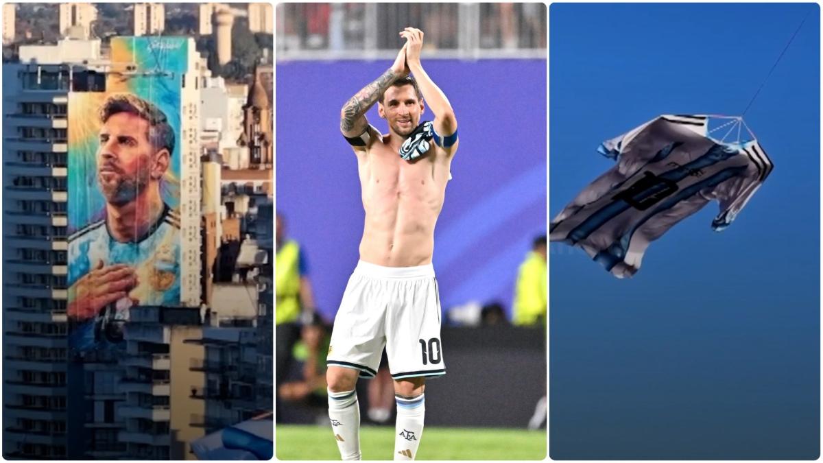 El espectacular homenaje de Rosario a Messi tras el pase a semifinales: "¡Gracias, Leo!"