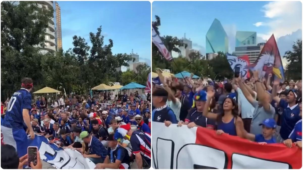 Aficionados franceses toman Dallas previo a la semifinal ante España