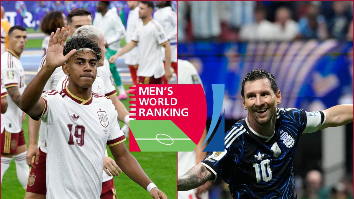 El dispar camino de España y Argentina según el ranking FIFA