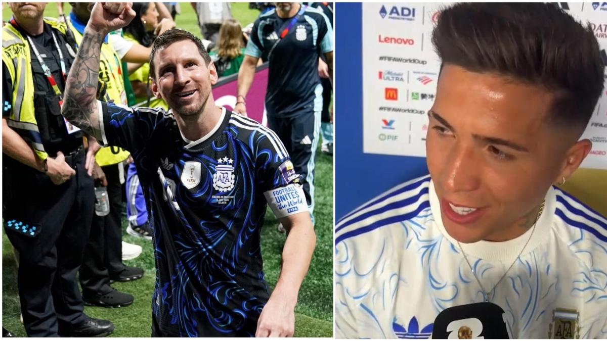 Enzo Fernández, emocionado: "Dios me regala otra final con Messi"