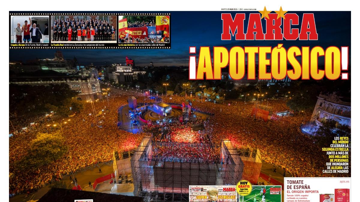 Las portadas de la gran fiesta de los campeones