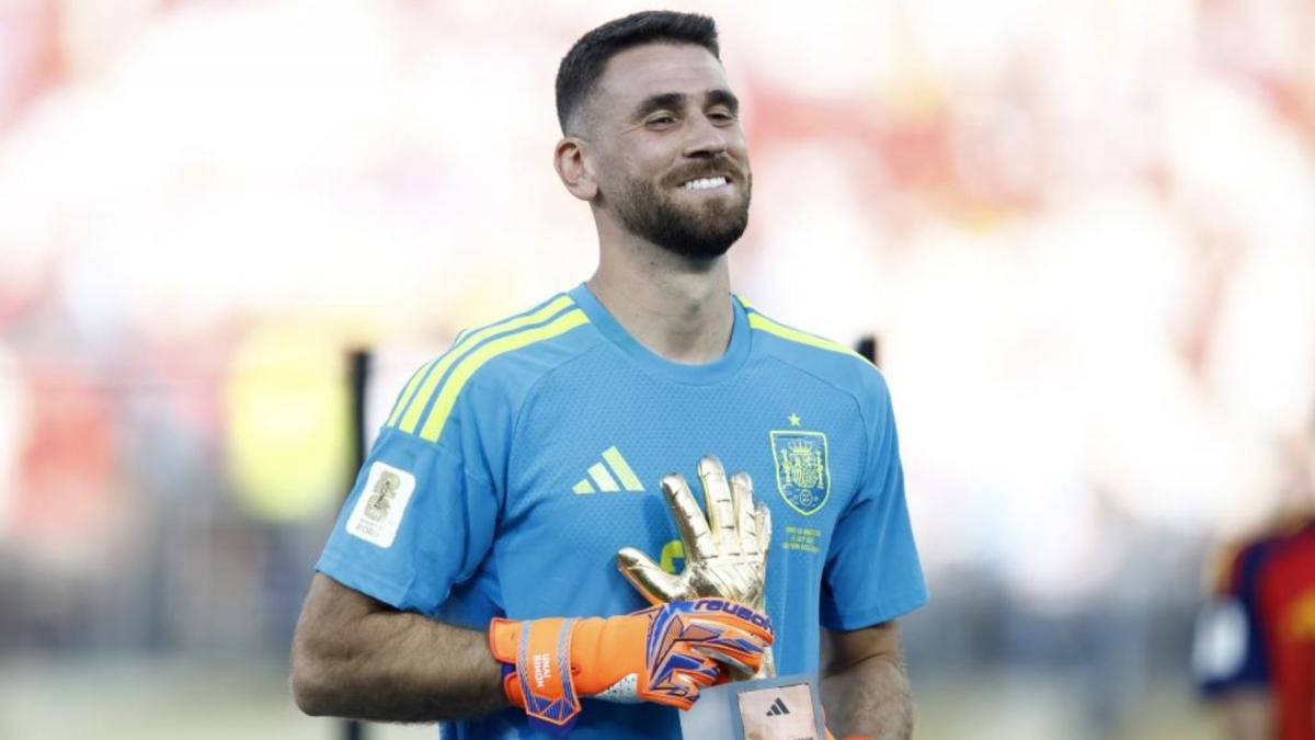 Unai Simón: "Espero que solo tengamos que esperar cuatro años para conseguir otra estrella"